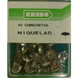 Kit 40 Chinchetas Niqueladas